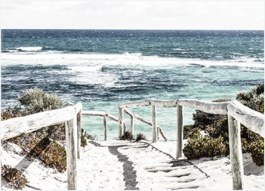 Boardwalk and Seascape